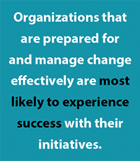 Managing change in prepared organizations